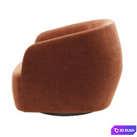 Holly Hunt Sumo Armchair 3D Model Vray, Corona