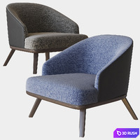 Saint Tropez Armchair Ditre Italia 3D Model Vray, Corona