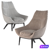 ERMES armchair 3D Model Corona