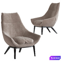 ERMES armchair 3D Model Corona