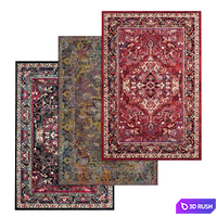 Carpets Set 2047 3D Model Vray, Corona
