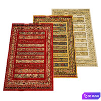 Kashkuli Gabbeh Rug 3D Model Vray, Corona