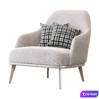 Armchair liam 3D Model Corona