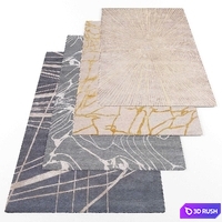 Rugs set315 3D Model Vray