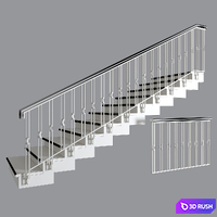 STAIRS_14 3D Model Vray, Corona