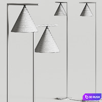 Flos Captain Flint Floor Lamps 3D Model Vray, Corona