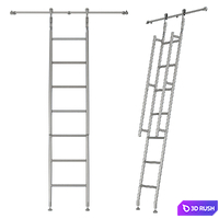 MWE SL.6003.KL Telescoping Rolling Ladder 3D Model Vray, Corona
