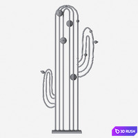 Cactus 3D Model Corona