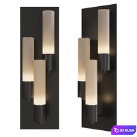 Pillar multilight wall sconce 3D Model Vray