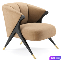 Pavone Chair 3D Model Vray