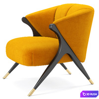 Pavone Chair 3D Model Vray