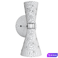 Galaxy single sconce 3D Model Vray