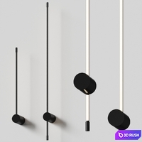 Vakker Linear LED Wall Light - Vakker lighting 3D Model