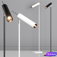 Catellani &amp; Smith Lucenera 506 Floor Lamps 3D Model Vray, Corona