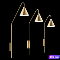 ALLEN sconce series by Lampatron 3D Model Vray, Corona