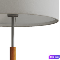 Floor lamp TK Lighting - 5216 Deva White 3D Model Corona