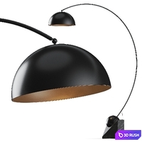 CB2 Venus Black Arc Floor Lamp 3D Model Vray, Corona
