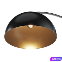 CB2 Venus Black Arc Floor Lamp 3D Model Vray, Corona