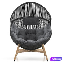 Helsinki Outdoor Chair 3D Model Vray