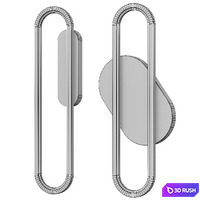 Long Ova Wall Lamp Vakkerlight 3D Model Corona