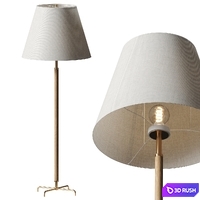 McGee and Co - Florence Floor Lamp 3D Model Vray, Corona