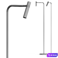 Alma Light Minispot Floor Lamp 3D Model Vray, Corona