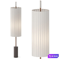 Dorica floor lamp 3D Model Vray, Corona