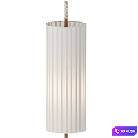 Dorica floor lamp 3D Model Vray, Corona