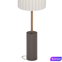 Dorica floor lamp 3D Model Vray, Corona