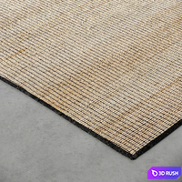 Natural fiber carpet 003 3D Model Vray, Corona