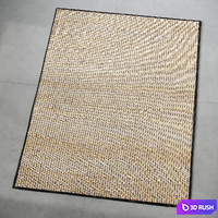 Natural fiber carpet 003 3D Model Vray, Corona