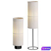 Hashira Hihg Floor Lamp By Audocph 3D Model Corona