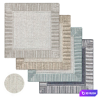Hauteloom area rugs 3D Model Vray, Corona