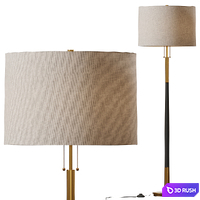 Reese Metal Floor Lamp 3D Model Corona