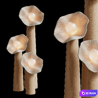 Floor lamp Joanneodisho Bloom 3D Model Corona
