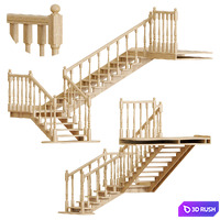 Ladder 005 3D Model Corona