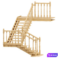Ladder 005 3D Model Corona