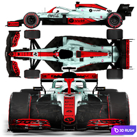 F1 Car 3D Model Corona