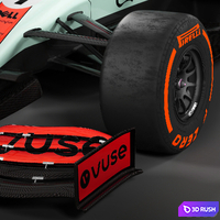 F1 Car 3D Model Corona