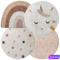 Kids rugs set | Petite Amelie [02] 3D Model Corona