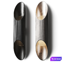 Vector J. Adams &amp; Co Wall Lamp 3D Model Vray, Corona
