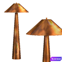 Romani Iridescent Acid Wash Floor Lamp 3D Model Vray, Corona