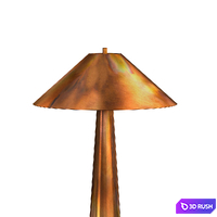 Romani Iridescent Acid Wash Floor Lamp 3D Model Vray, Corona