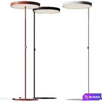 Circular Fe Schatti Leuchten Floor Lamp 3D Model Vray, Corona