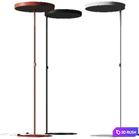 Circular Fe Schatti Leuchten Floor Lamp 3D Model Vray, Corona