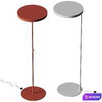 Circular Fe Schatti Leuchten Floor Lamp 3D Model Vray, Corona