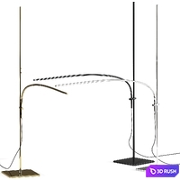 Catellani Smith UAU Table Lamp 3D Model Vray, Corona