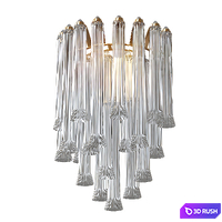 Lorelei Large Waterfall Sconce 3D Model Vray