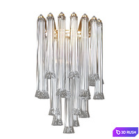 Lorelei Large Waterfall Sconce 3D Model Vray