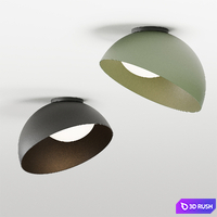 Wall/ceiling light FLIP 250 3D Model Corona